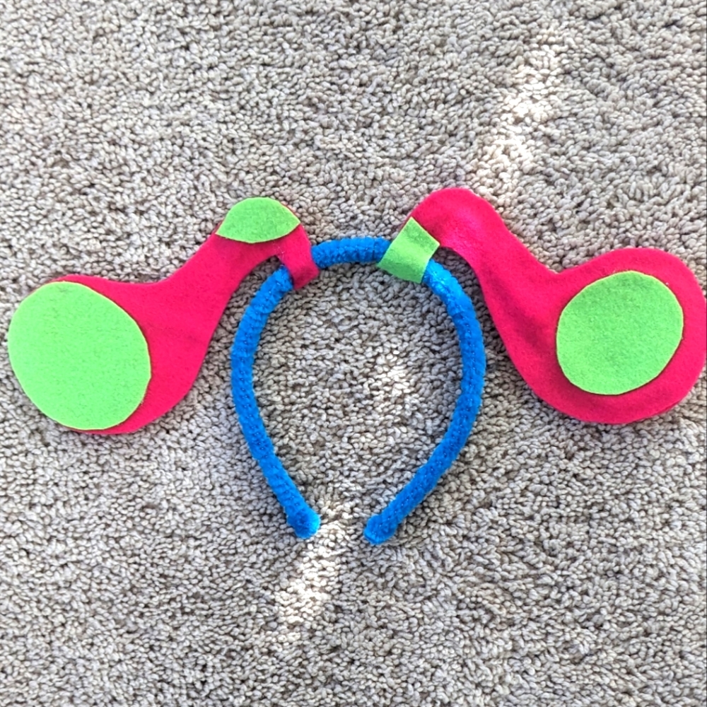 Handmade Blues Clues Headband (Neon)